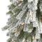 5ft. Pre-Lit Flocked Grand Alpine Artificial Christmas Tree, Clear LED Lights